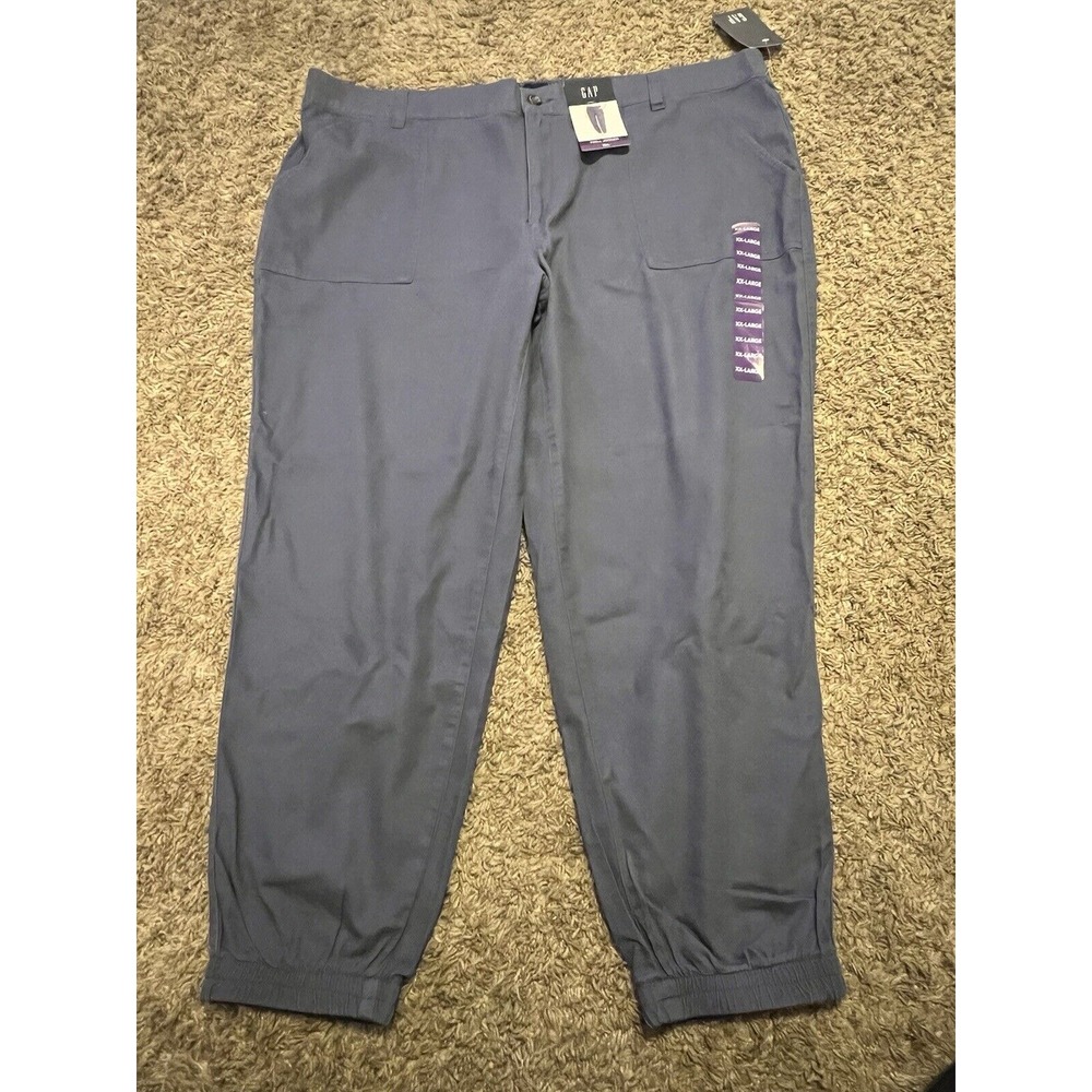 Women's‎ Gap Twill Jogger Sz XXL Brand New w/ Tags Medium Blue